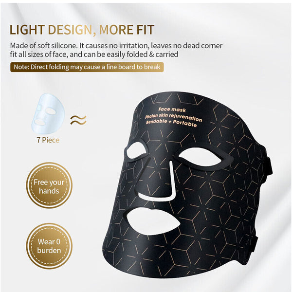3D EMS Microcurrent Face Mask II 240 Lights Face Neck LED Mask Skin Tightening