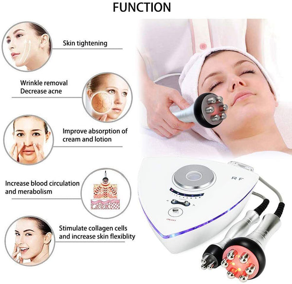RF Radio Frequency Facial Machine Eye Massager Skin Rejuvenation Wrinkle Removal